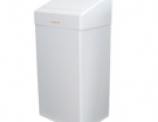 Afvalbak met klepdeksel 50 ltr wit Uniq
