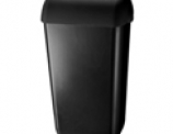 Afvalbak kunststof zwart 23 ltr Pearl