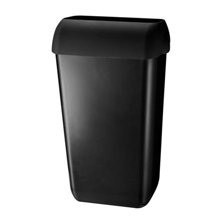 1531afvalbak_23_liter_uniqcare_zwart_pearl_wg