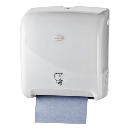 4288handdoek_dispenser_matic_no_touch_uniqcare_wit_pearl_wg