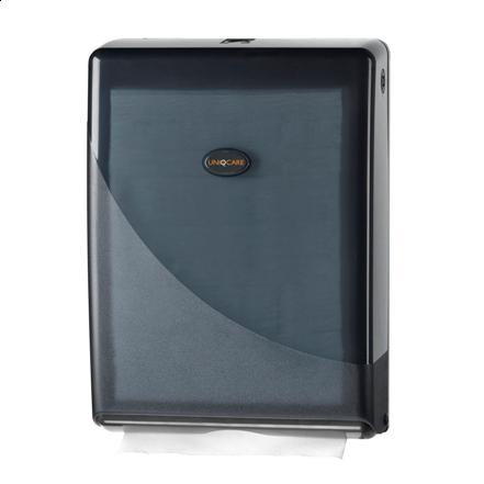 7929vouwhanddoek_dispenser_c-vouw_uniqcare_zwart_pearl_wg